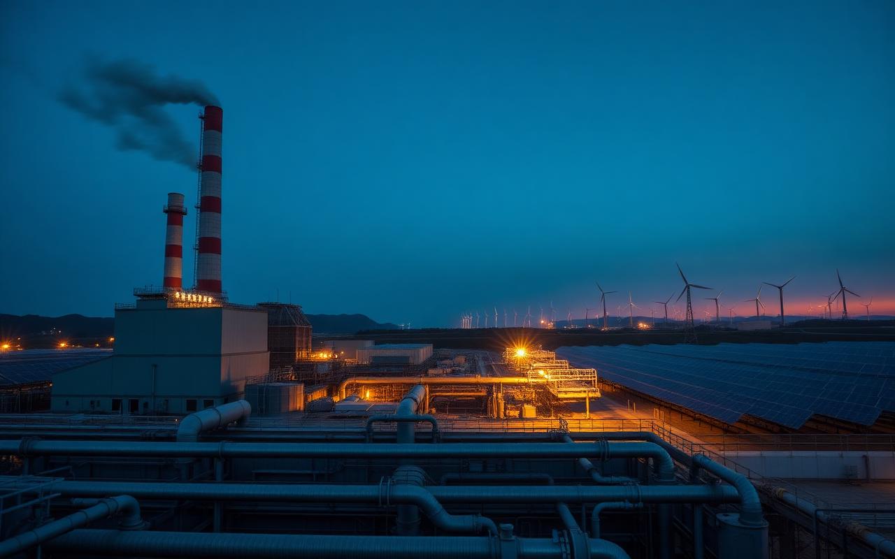 Engineering work environment on a energy project